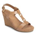A2 By Aerosoles Plush Nite Women's Espadrille Wedge Sandals, Size: Medium (9), Med Orange