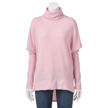 Juniors' Ransom Drop-shoulder Turtleneck, Girl's, Size: Xl, Red Other