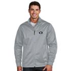 Men's Antigua Byu Cougars Waterproof Golf Jacket, Size: Medium, Silver