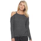 Women's Rock & Republic&reg; One-shoulder Top, Size: Medium, Med Grey