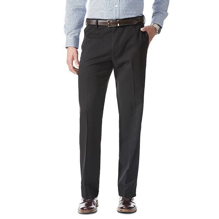 Men's Dockers&reg; Classic Fit Comfort Stretch Khaki Pants D3, Size: 42x32, Black