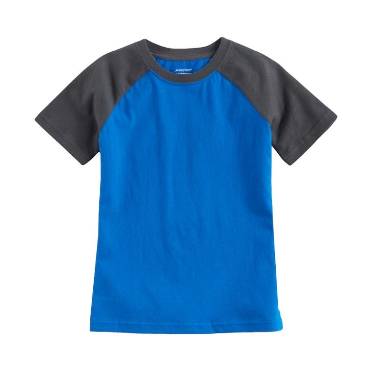 Boys 4-10 Jumping Beans&reg; Raglan Tee, Size: 10, Med Blue
