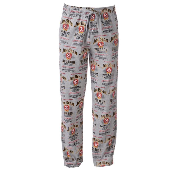 Men's Jim Beam Lounge Pants, Size: Small, Grey