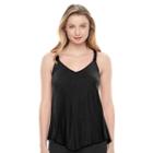 Juniors' Candie's&reg; Embellished Cross-back Camisole, Girl's, Size: Xs, Black