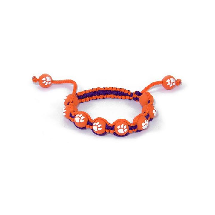 Clemson Tigers Bead Bracelet, Girl's, Multicolor