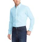 Men's Chaps Classic-fit Gingham Easy-care Button-down Shirt, Size: Xxl, Blue