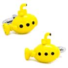 3-d Yellow Submarine Cuff Links, Men's