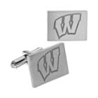 Fiora Stainless Steel Wisconsin Badgers Team Logo Cuff Links, Men's, Multicolor