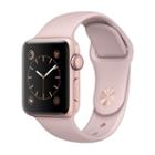 Apple Watch Series 2 (38mm Rose Gold Tone Aluminum With Pink Sand Sport Band), Durable