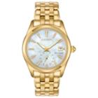 Citizen Eco-drive Women's Corso Stainless Steel Watch - Ev1032-51d, Size: Medium, Yellow
