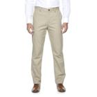 Big & Tall Croft & Barrow&reg; Classic-fit Essential Khaki Flat-front Pants, Men's, Size: 50x30, Med Beige