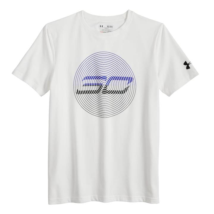 Boys 8-20 Under Armour Sc30 Curry Tee, Size: Xl, White