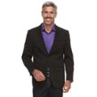 Men's Van Heusen Flex Slim-fit Knit Sport Coat, Size: 46 Long, Black