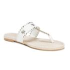 Muk Luks Petra Women's Espadrille Sandals, Girl's, Size: 6, White