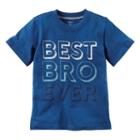 Boys 4-8 Carter's Best Bro Ever Graphic Tee, Size: 7, Med Blue