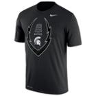 Men's Nike Michigan State Spartans Legend Football Icon Dri-fit Tee, Size: Medium, Multicolor