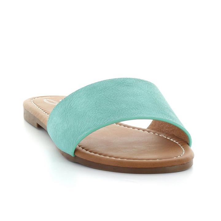 Seven7 Solo Women's Slide Sandals, Size: 8, Light Blue