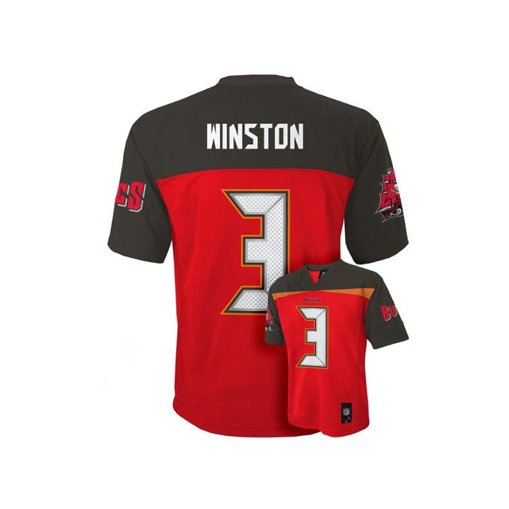 Boys 8-20 Tampa Bay Buccaneers Jameis Winston Nfl Replica Jersey, Boy's, Size: Xl(18/20), Red