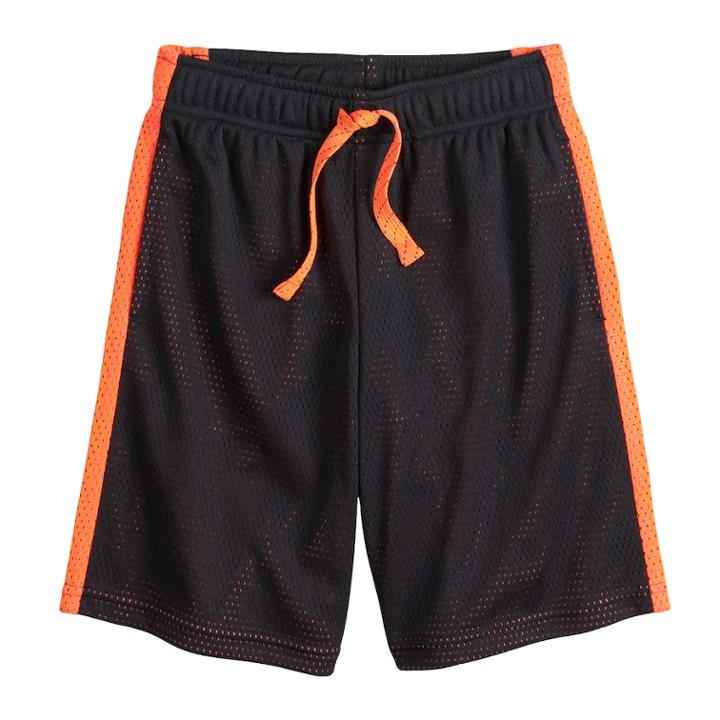 Boys 4-10 Jumping Beans&reg; Mesh Shorts, Size: 8, Black