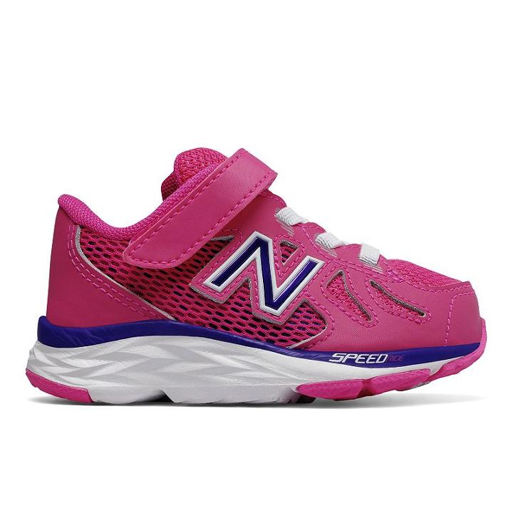 New Balance 790 V6 Toddler Girls' Running Shoes, Girl's, Size: 5 T Wide, Dark Pink