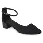 Journee Collection Maisy Women's High Heels, Size: Medium (7), Black