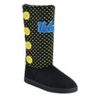 Women's Ucla Bruins Button Boots, Size: Small, Black