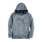 Boys 8-20 Puma Applique Hoodie, Size: Xl, Med Grey