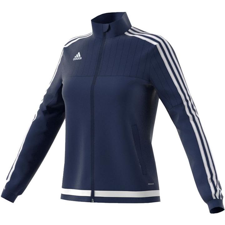 Women's Adidas Tiro 15 Training Jacket, Size: Large, Blue (navy)