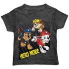 Toddler Boy Paw Patrol Chase, Marshall & Rubble Hero Mode Graphic Tee, Size: 5t, Grey (charcoal)