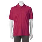 Men's Pebble Beach Classic-fit Textured Performance Golf Polo, Size: Large, Red Other