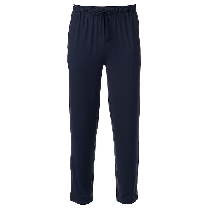 Men's Coolkeep Solid Performance Lounge Pants, Size: Small, Blue (navy)