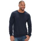 Big & Tall Sonoma Goods For Life&trade; Classic-fit Coolmax Crewneck Sweater, Men's, Size: 4xb, Dark Blue