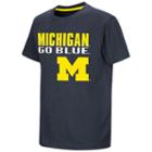 Boys 8-20 Campus Heritage Michigan Wolverines Heathered Tee, Boy's, Size: M(10-12), Blue (navy)