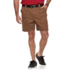 Big & Tall Croft & Barrow&reg; Relaxed-fit Side-elastic Twill Cargo Shorts, Men's, Size: 48, Med Brown