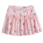 Girls 4-10 Jumping Beans&reg; Pattern Ruffled Skort, Size: 7, Brt Pink