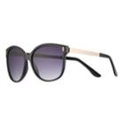 Lc Lauren Conrad 56mm Mallard Modified Cat-eye Gradient Sunglasses, Black