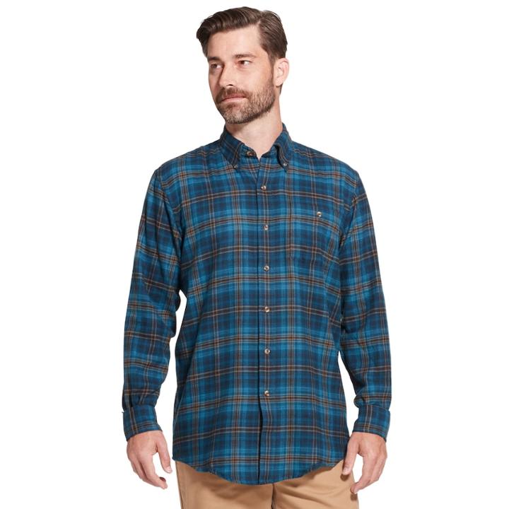 Men's Arrow Saranac Classic-fit Plaid Flannel Button-down Shirt, Size: Xl, Green