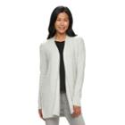 Women's Croft & Barrow&reg; Marled Colorblock Cardigan, Size: Xl, Grey