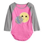 Girls 7-16 & Plus Size So&reg; Flip Sequin Varsity Tee, Size: 10, Light Pink