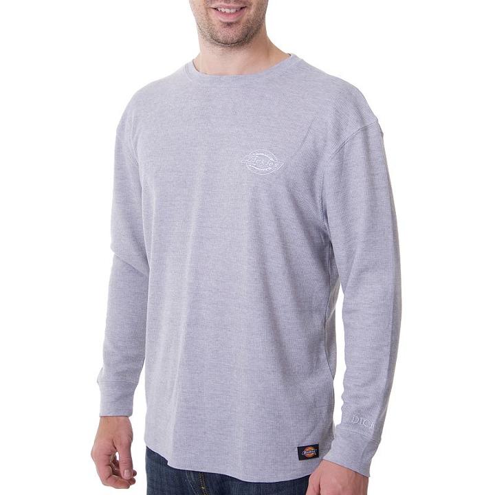 Men's Dickies Thermal Tee, Size: Xl, Light Grey