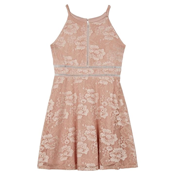 Girls 7-16 Iz Amy Byer Sleeveless Lace Dress, Size: 7, Color 3