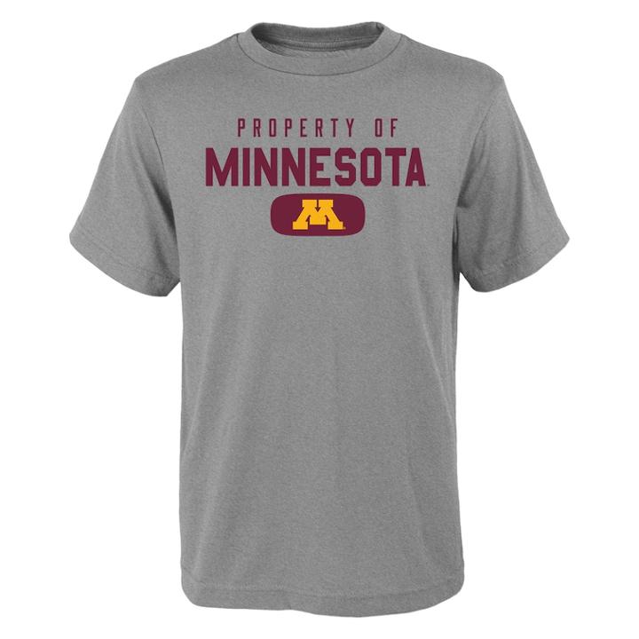 Boys 4-18 Minnesota Golden Gophers Property Of Tee, Size: 16-18, Grey