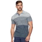 Men's Marc Anthony Slim-fit Gradient Striped Polo, Size: Xxl, White