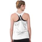 Women's Soybu Victory Strappy Racerback Tank Top, Size: Small, White