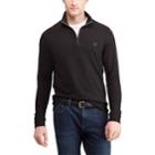 Big & Tall Chaps Regular-fit Stretch Quarter-zip Pullover, Men's, Size: Xxl Tall, Black