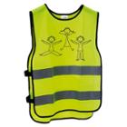 M-wave Reflective Safety Vest, Kids Unisex, Size: S/m, Yellow