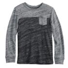 Boys 4-12 Sonoma Goods For Life&trade; Colorblock Pocket Knit Top, Size: 8, Black