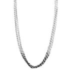 Simply Vera Vera Wang Tri Tone Multi Strand Chain Necklace, Women's, Multicolor
