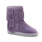 Koolaburra By Ugg Cable Girls' Short Winter Boots, Size: 2, Med Purple