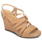 A2 By Aerosoles Poppy Plush Women's Wedge Sandals, Size: 7 Wide, White